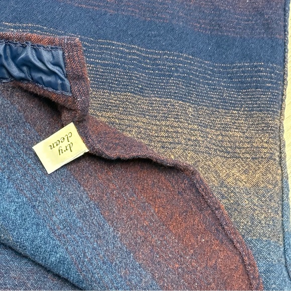 Vtg Pendleton Wool Brushpopper Western Shirt Pearl Snap Stripe USA Women’s LG - Picture 7 of 8